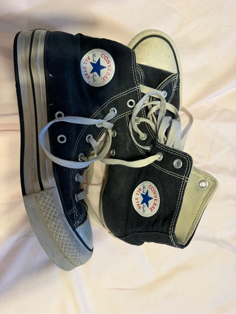 Converse black canvas